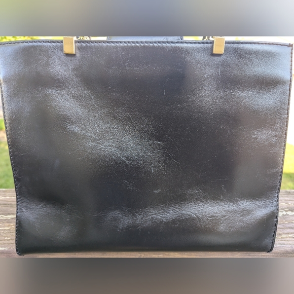 Kate Spade Owl Leather Shoulder Bag Black Gold Copper Silver Feathers GUC RARE - Picture 4 of 15